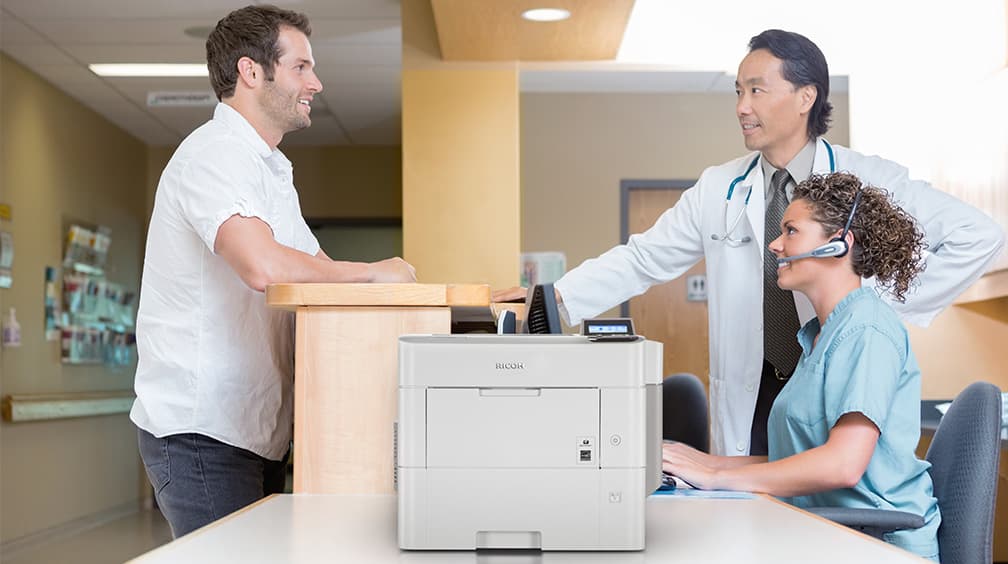 SP 5300DN Black and White Laser Printer