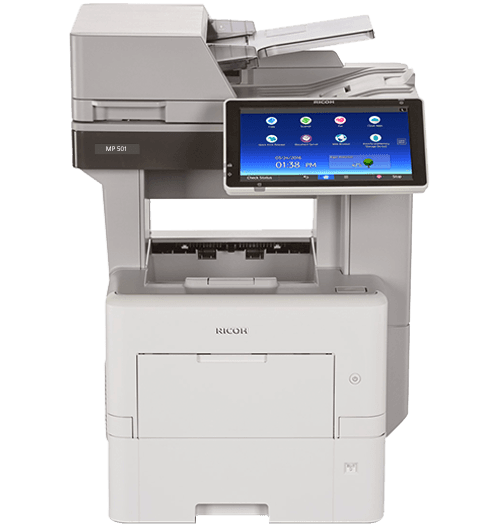 MP 501SPF Black and White Laser Multifunction Printer