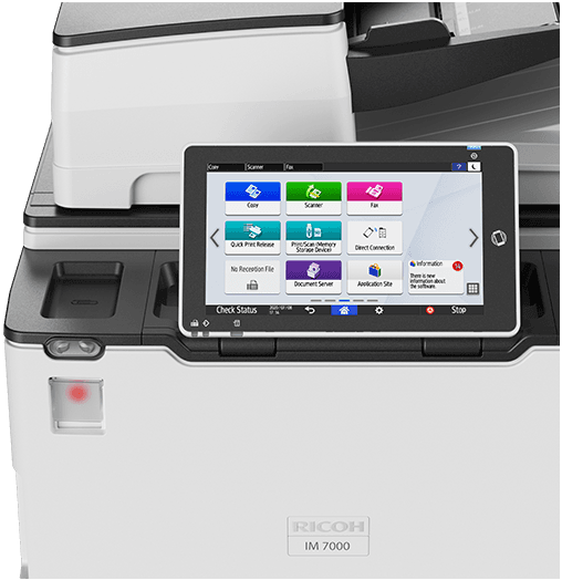 IM 7000 Black and White Laser Multifunction Printer