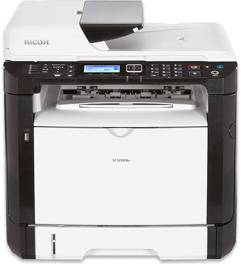 SP 325SFNw Black and White Laser Multifunction Printer