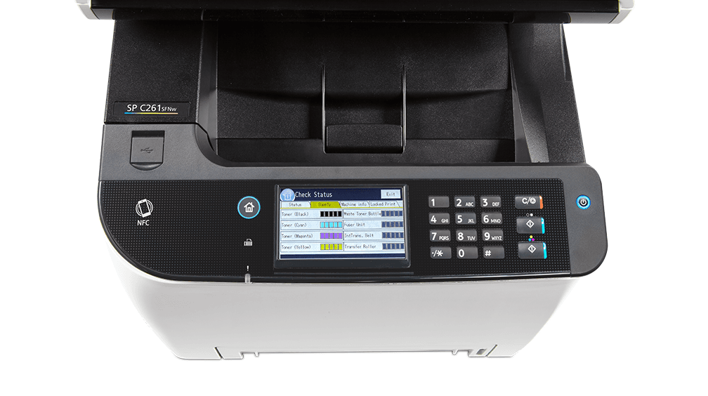 SP C261SFNw Color Laser Multifunction Printer
