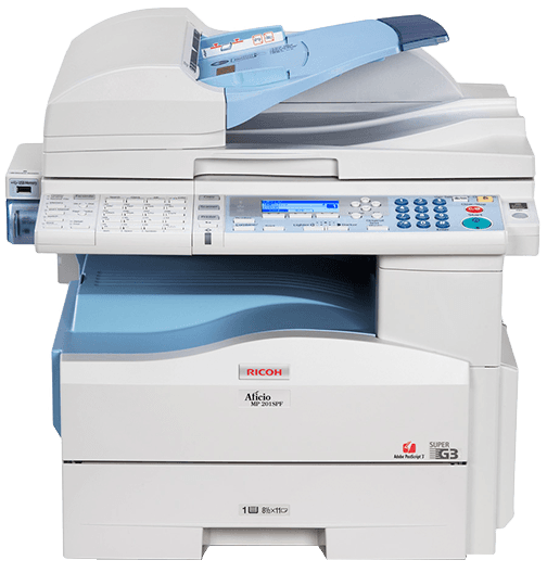MP 201SPF Black and White Laser Multifunction Printer