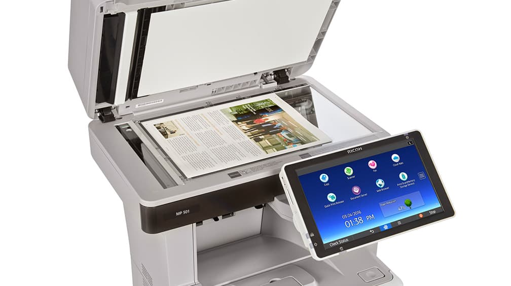 MP 501SPF Black and White Laser Multifunction Printer
