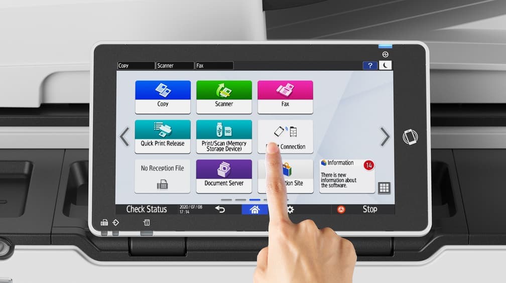 IM 9000 Black and White Laser Multifunction Printer