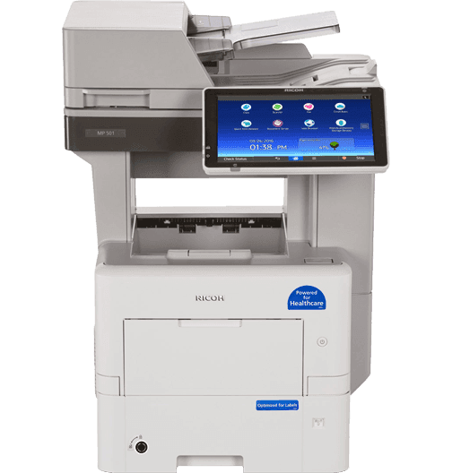 MP 501SPFTL Black and White Laser Multifunction Printer