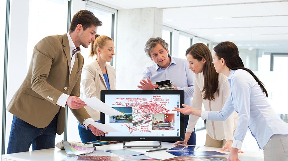 D3210BK with Business Controller Interactive Whiteboard