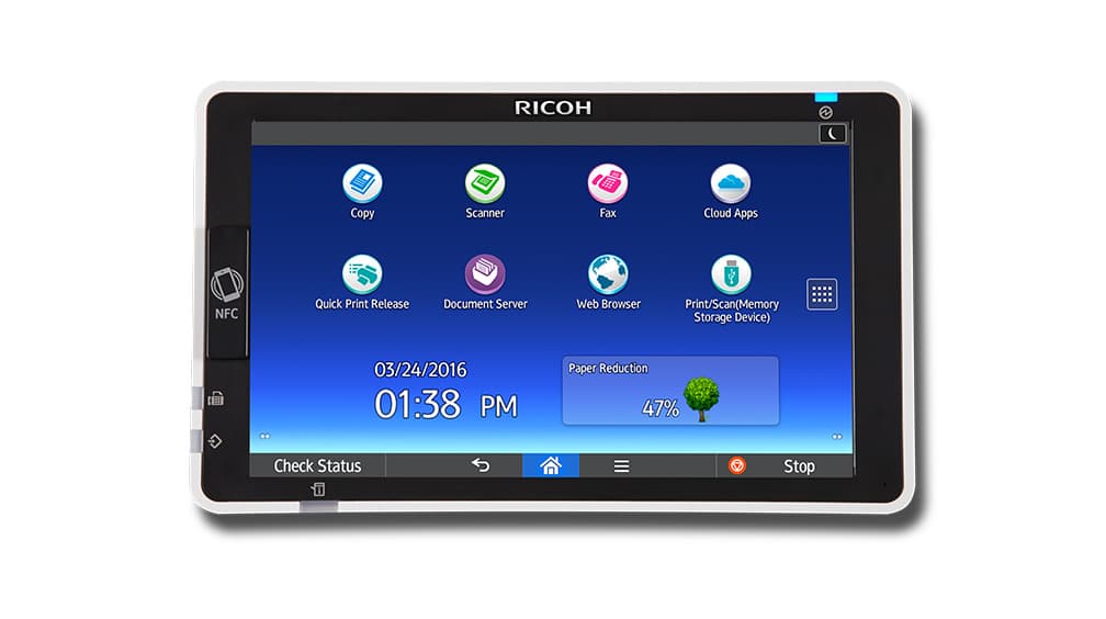 MP 7503 Black and White Laser Multifunction Printer