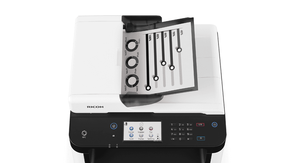 SP 3710SF Black and White Laser Multifunction Printer