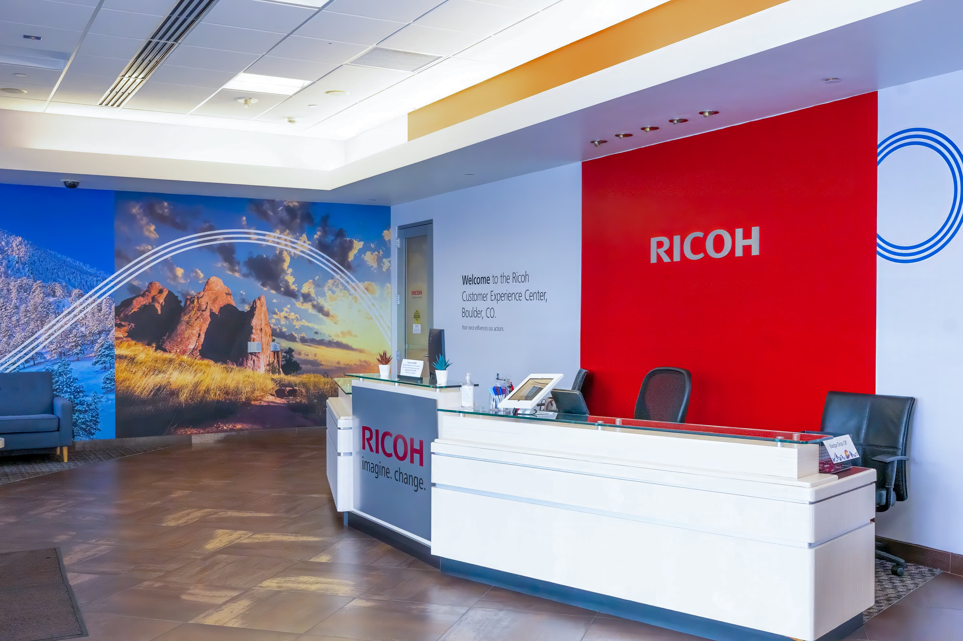 Customer Experience Center front desk