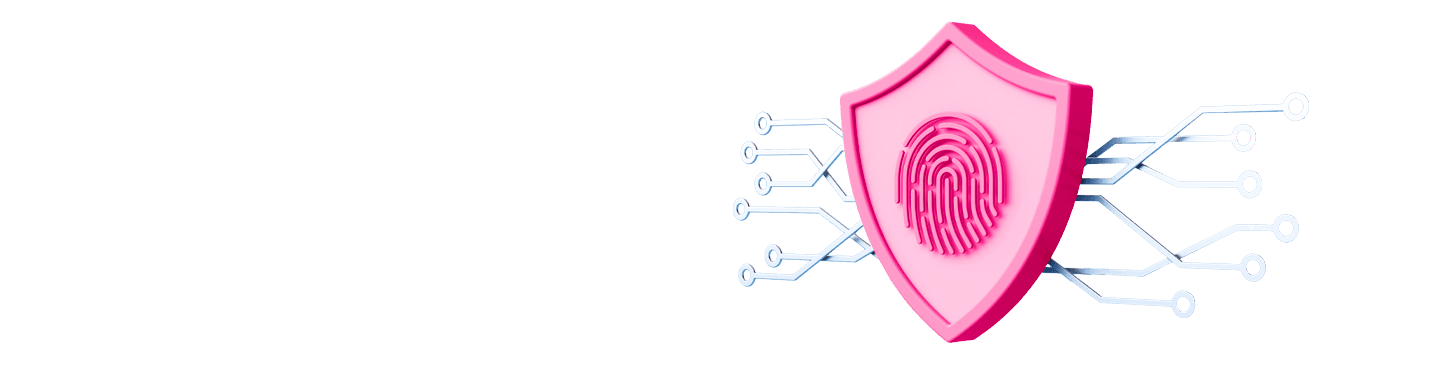 data security shield with a single finger print