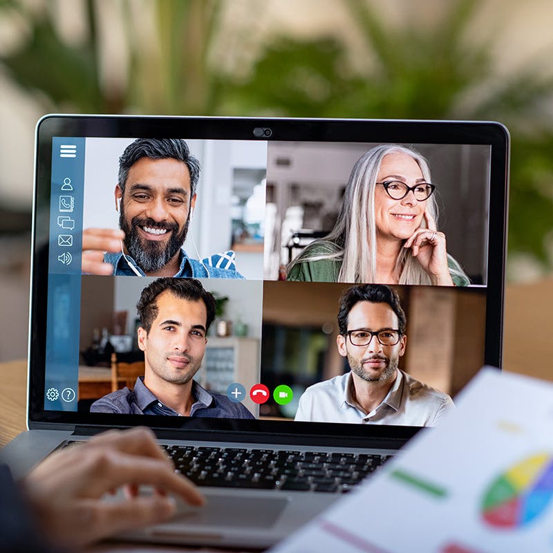 Improve teamwork with videoconferencing