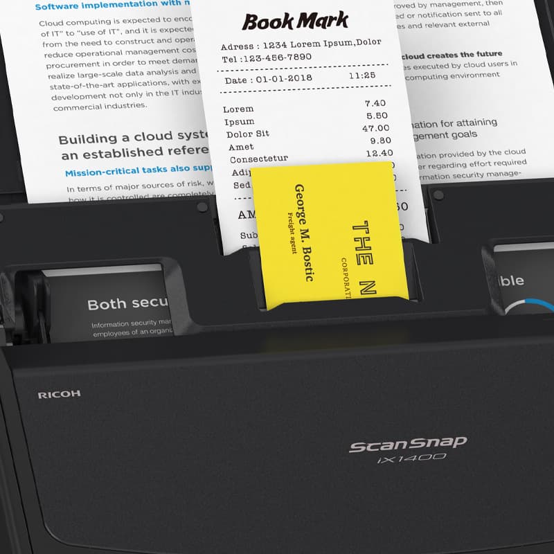 ScanSnap iX1400 Compact Network Scanner | Ricoh Canada