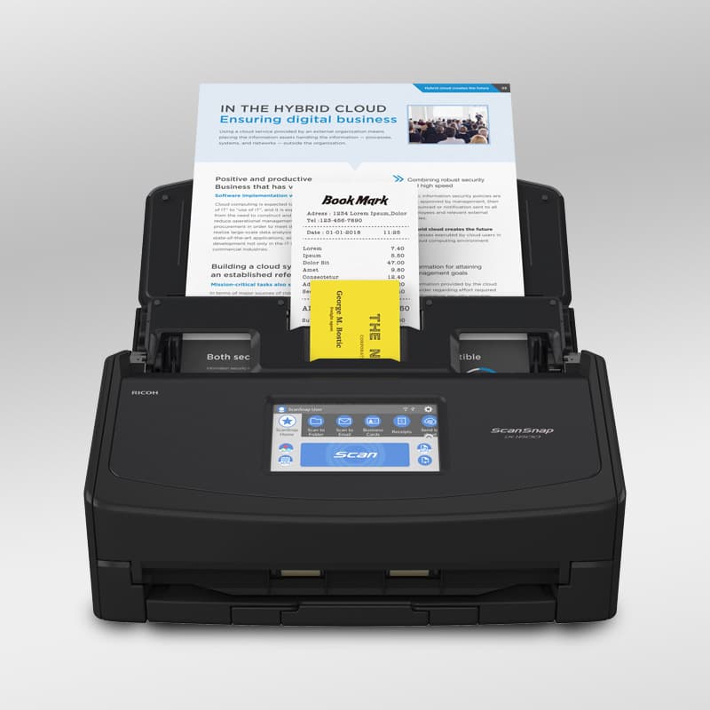 ScanSnap iX1600 Network Personal Scanner | Ricoh Canada