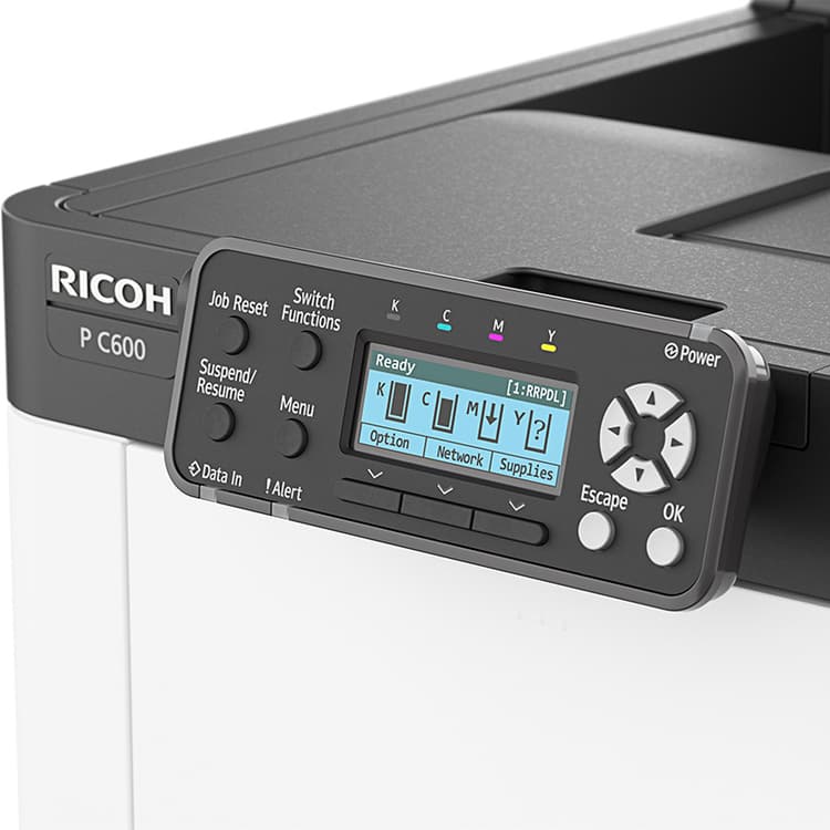 Pc 600 Ricoh P C600 Color Laser Printer | Ricoh Canada
